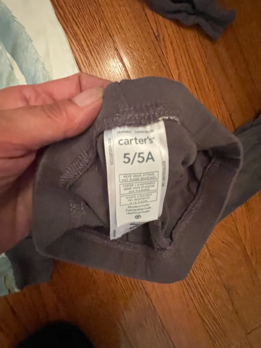 Two sets of Carter's Blue & Gray Long-Sleeve Yeti Pajama sets. Long